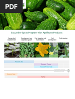 Cucumber Spray Program With Agritecno Products