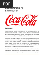 Integrated Marketing Mix of Coca Cola