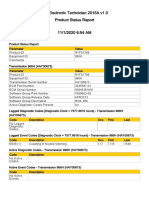 Cat Electronic Technician 2015A v1.0 Product Status Report