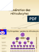 Numeration Reticulocyte NC