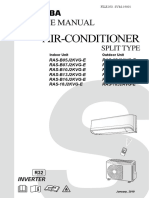 Service Manual: Split Type