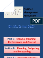 CMA - Forecasting Techniques