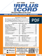 APRIL 2021 Surplus Record Machinery & Equipment Directory