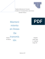 Mantenimiento Lineas de Transmision