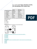 Latihan Soal IPA FISIKA Ujian Sekolah (US) IPA-9