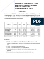 Práctica Del Tema I - Introduccion A La Contabilidad de Costos