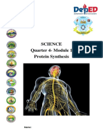 Science Quarter 4-Module 1 Protein Synthesis: Name