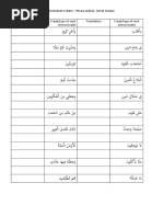 Worksheet 4 Nahw - Phrase Analysis Surah Yaseen