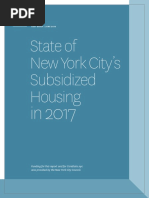 State of New York City's Subsidized Housing in 2017