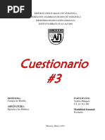 Cuestionario #3