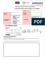 Evaluacion Diagnostica Del Area de Arte y Cultura 3e281b0 y 4e281b0 Grado 2021