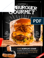 Curso Hamburguer Gourmet Livro Digital