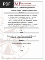 INFORME 11-Grupo 5 - Elaboración Del Póster Presentación Del Segundo Producto Artículo Científico y Póster - FINAL - DR - ABOGAL