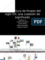 Arquitectura de Finales Del Siglo XX