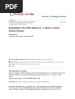 Radicalization Into Violent Extremism I - A Review of Social Scien