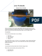 Membuat Starter Probiotik