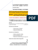 Bombeo Ejemplo Instalaciones Calculo de Bomba Tanque Presupuesto