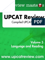 Compiled UPCAT Questions Language Reading RtH7as