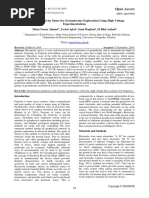 Low-Cost Resistivity Meter For Groundwater Exploration Using High Voltage Experimentations