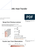 ME 346: Heat Transfer: Instructor: Ankit Jain