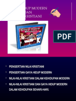 Gaya Hidup Modern DAN Nilai Kristiani