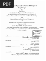 A Risk-Based Approach To Optimal Margins in Ship Design