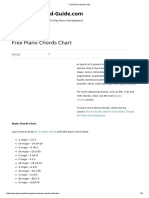 Free Piano Chords Chart