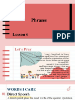 Phrases: Lesson 6