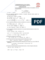 Taller N°3. E.D. Homogéneas y Exactas