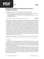 Processes: Inside-Out Method For Simulating A Reactive Distillation Process