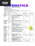 Matematica Planificare Cls A 3-A