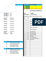 Daftar Nilai Bahasa Indonesia Kelas XII MIPA-1 SMT - II (Dua) TP. 2019