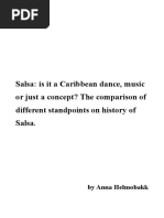 Dance History - History of Salsa by Anna Helmobakk