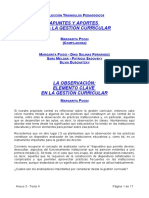 La Observacion - Elemento Clave de La Gestión - Poggi