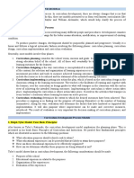 Curriculum Process and Models