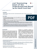 Lateralcruraltensioning Forrefinementofthe Wideandunderprojectednasal Tip