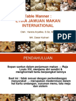 Table Manner