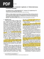 #ZQ) A, B,: Development and Commercial Application of Methyl-Ethyl-Ketone Production Technology