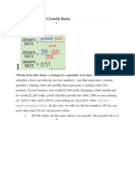 Calculating Basic Growth Rates