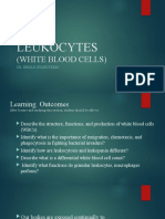 Leukocytes: (White Blood Cells)