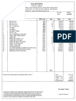 Tax Invoive: Sunny Vision