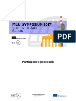 Participant's Guidebook: Model European Union Symposium 2017