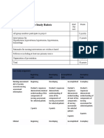 Case Study Rubric