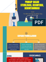 Prinsip Dasar Sterilisasi, Desinfeksi Dan Dekontaminasi