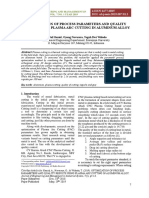 Optimization of Process Parameters and Quality Results Using Plasma Arc Cutting in Aluminum Alloy