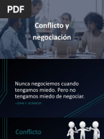 Conflicto y Negociación