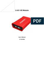 X-431 HD Module User Manual