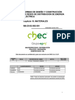 CHEC Cap - 19 - Materiales