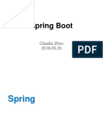 Spring Boot: Claudia Zhou 2018.05.23