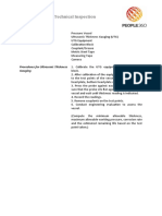 Methodology On Technical Inspection: Equipment NDT Procedure Inspection Devices